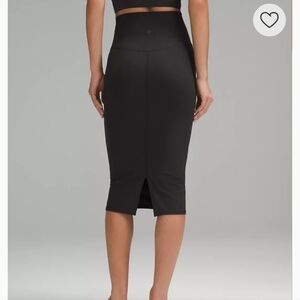 Lululemon Nulu Slimfit High Rise Midi Length Skirt